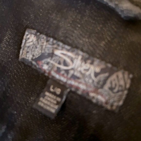 Silver Jean Co Distressed Dark Denim Patty Jacket - Picture 4 of 9
